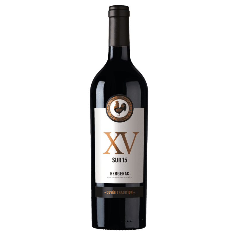 XV sur 15 "Cuvée Tradition", 2020, A.O.P Bergerac, Vin Rouge