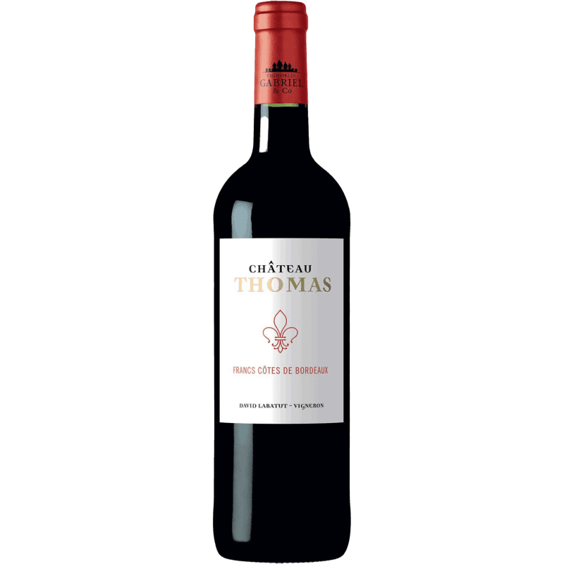 Vin Rouge A.O.P Francs-Côtes-De-Bordeaux Château Thomas, 2019