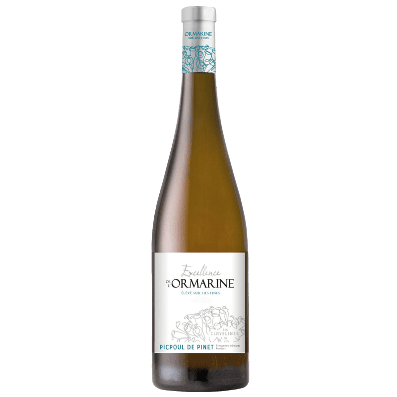 Excellence de l'Ormarine, 2021, A.O.P Picpoul De Pinet, Vin Blanc
