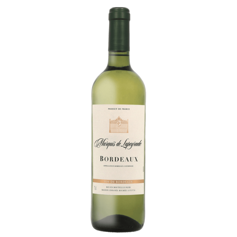 Marquis de Lapeyrade, Non Mill, A.O.P Bordeaux, Vin Blanc