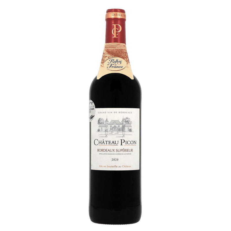 Vin Rouge A.O.P Bordeaux Supérieur Château Picon "Reflets de France", 2020