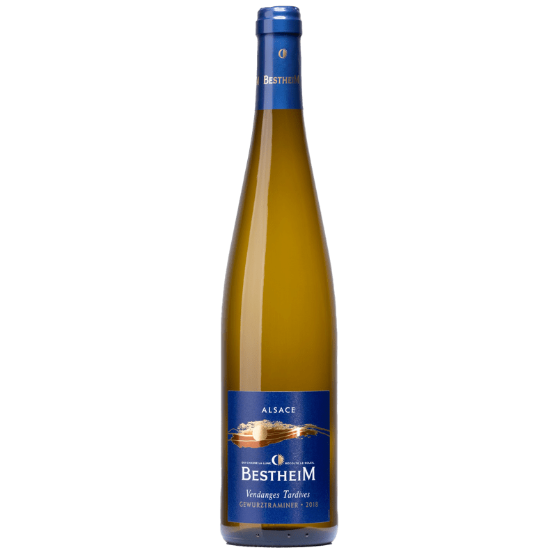 Bestheim Vendanges Tardives, 2018, A.O.P Alsace Gewurztraminer Vendages Tardives, Vin Blanc Moelleux