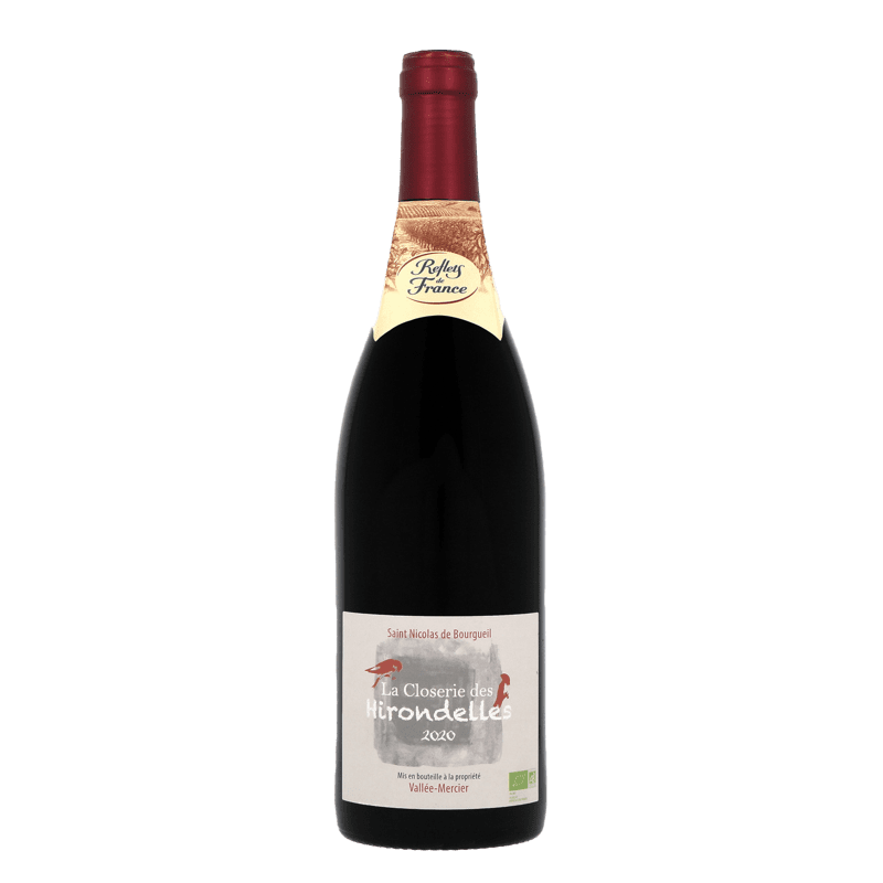 Vin Rouge A.O.P Saint-Nicolas-De-Bourgueil La Closerie des Hirondelles "Reflets de France", 2020