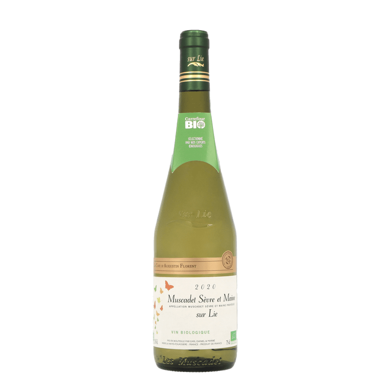 Vin Blanc A.O.P Muscadet-Sèvre-Et-Maine Sur Lie La Cave d'Augustin Florent, 2020