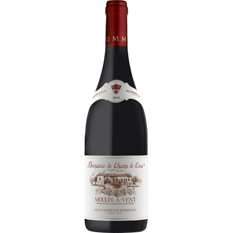 Vin Rouge A.O.P Moulin-À-Vent Mommessin "Domaine de Champ de Cour", 2019