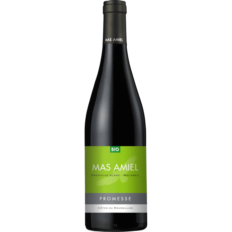 Vin Blanc A.O.P Côtes-Du-Roussillon Mas Amiel "Promesse", 2020