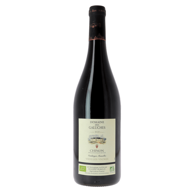 Vin Rouge A.O.P Chinon Domaine des Galuches Vieilles Vignes "Vendanges Manuelles ", 2020