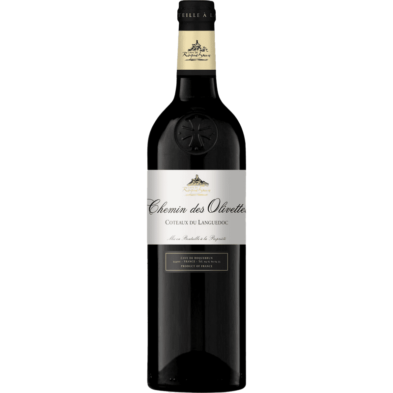 Vin Rouge A.O.P Languedoc Chemin Des Olivettes, 2020
