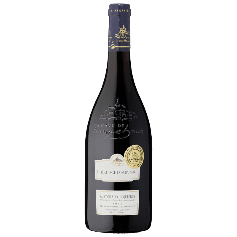 Vin Rouge A.O.P Saint-Chinian-Roquebrun L'Héritage d'Aupenac, 2018