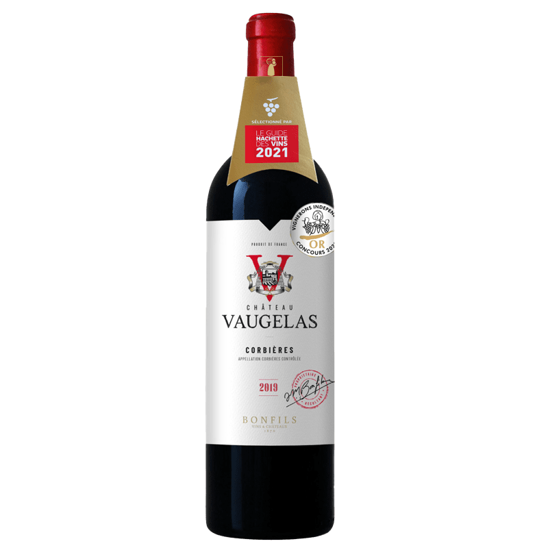 Vin Rouge A.O.P Corbières Château Vaugelas "V", 2019
