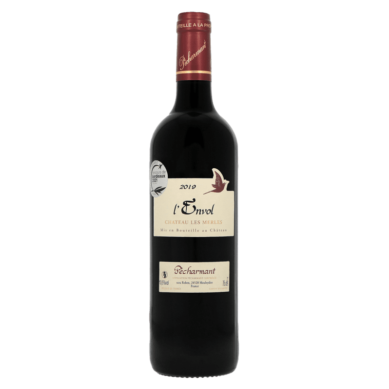 Vin Rouge A.O.P Pécharmant Château Les Merles "l'Envol", 2019