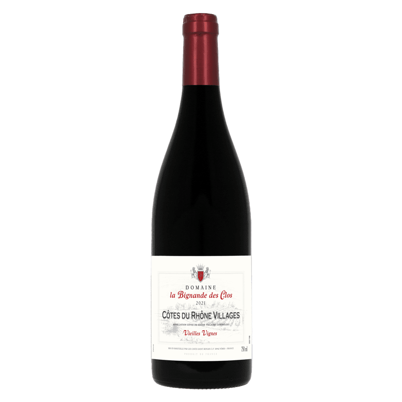 Vin Rouge A.O.P Côtes-Du-Rhône-Villages Domaine la Bignande des Clos "Vieilles Vignes", 2021