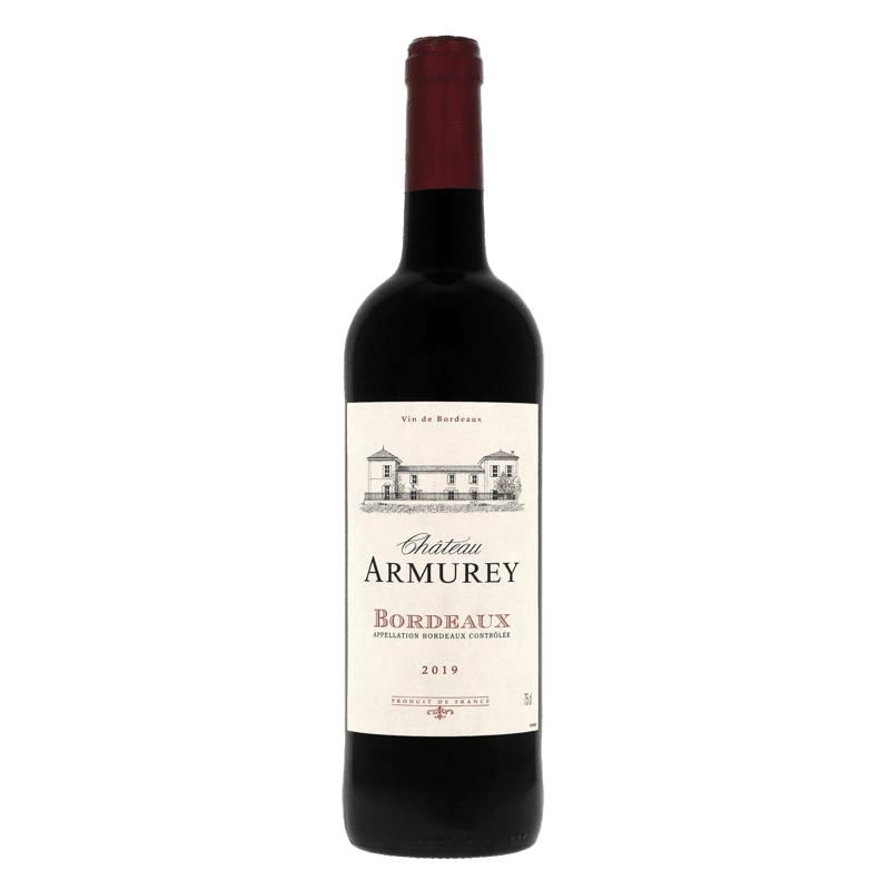 Vin Rouge A.O.P Bordeaux Château Armurey, 2019