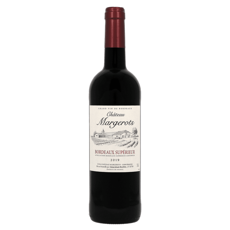 Vin Rouge A.O.P Bordeaux Supérieur Château Margerots, 2019