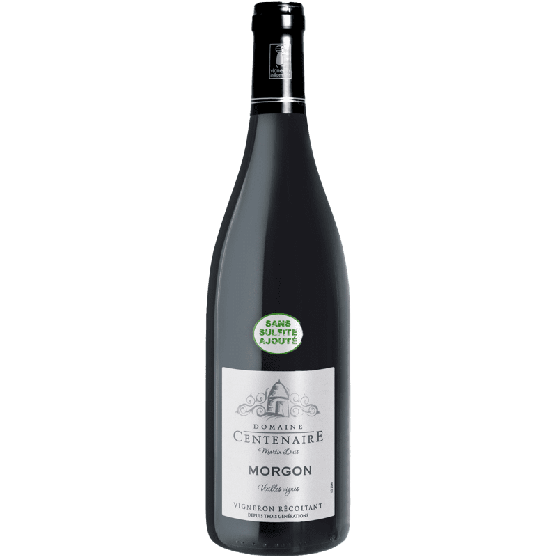 Domaine Centenaire "Vieilles Vignes" Sans Sulfites Ajoutés, A.O.P Morgon, Vin Rouge