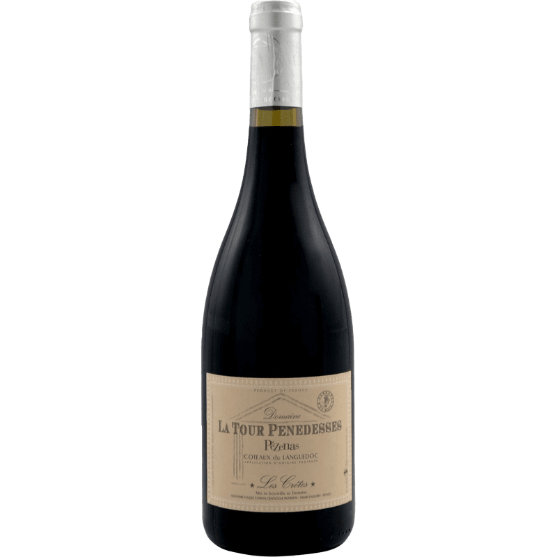 Vin Rouge A.O.P Languedoc Domaine la Tour Penedesses "Les Crêtes", 2020