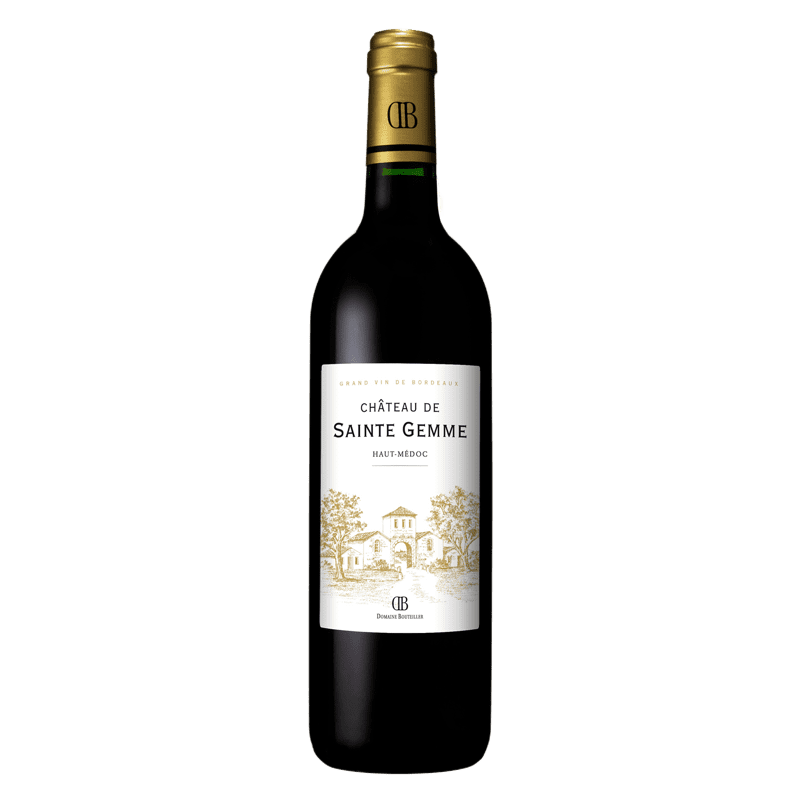 Vin Rouge A.O.P Haut-Médoc Château De Sainte Gemme , 2019
