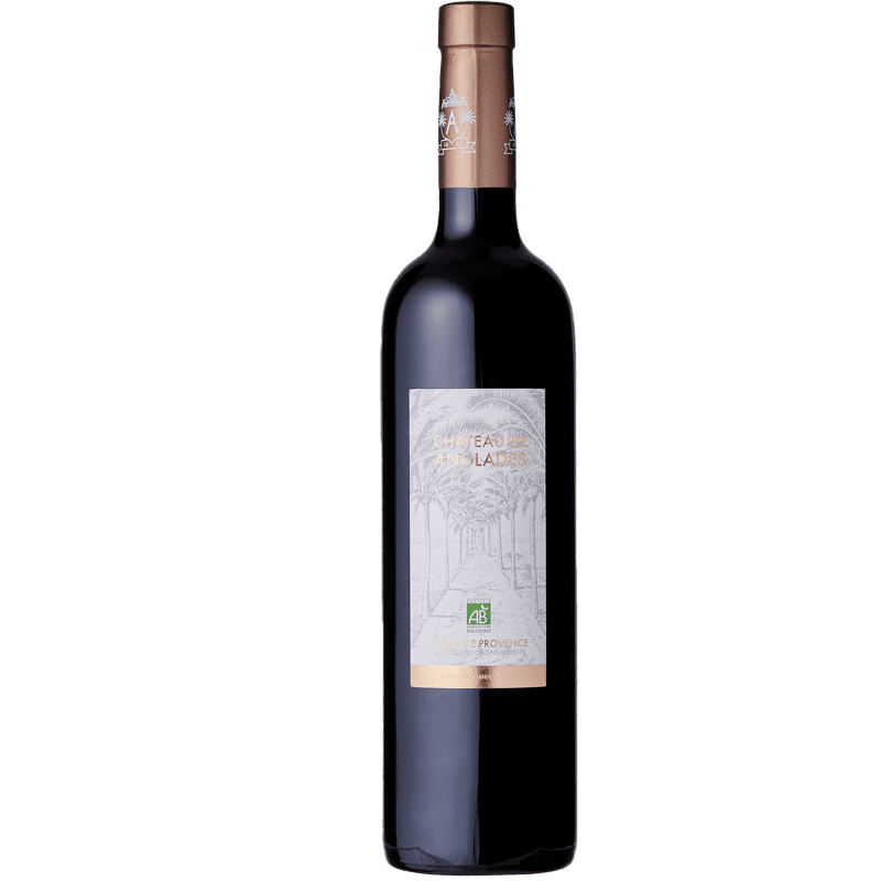 Vin Rouge A.O.P Côtes-De-Provence Château des Anglades "Cuvée des Palmiers", 2021
