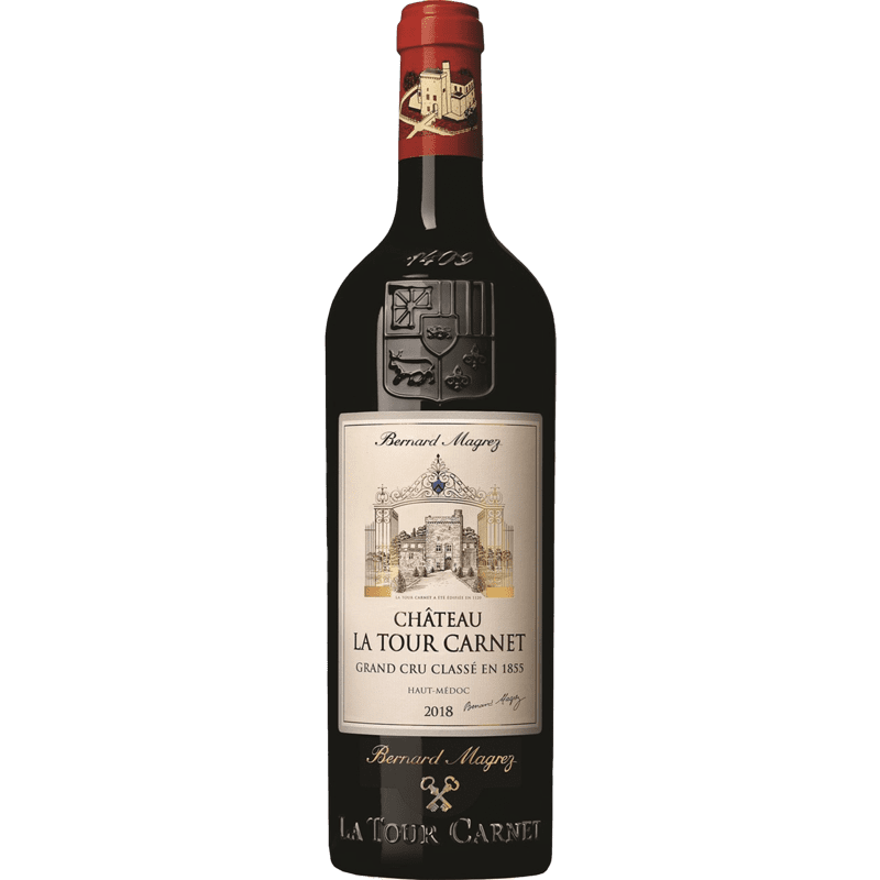 Vin Rouge A.O.P Haut-Médoc Château La Tour Carnet, 2018