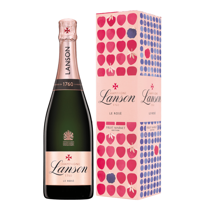 Lanson "Le Rosé" Edition Fruit Market, Non Mill, A.O.P Champagne Brut Rosé