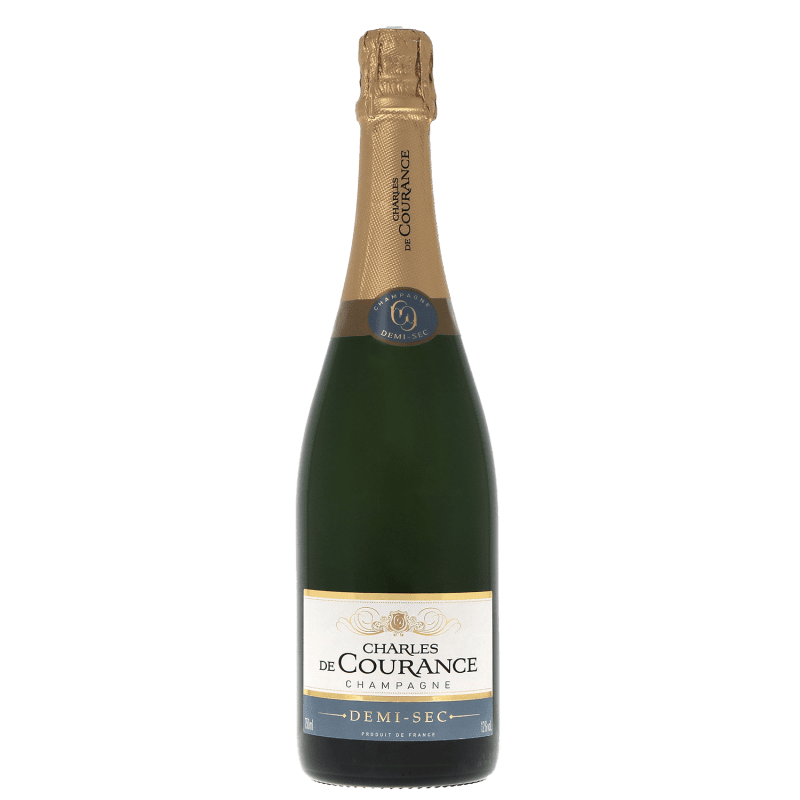 Charles de Courance Demi-sec, Non Mill, A.O.P Champagne Demi-Sec, Vin Blanc