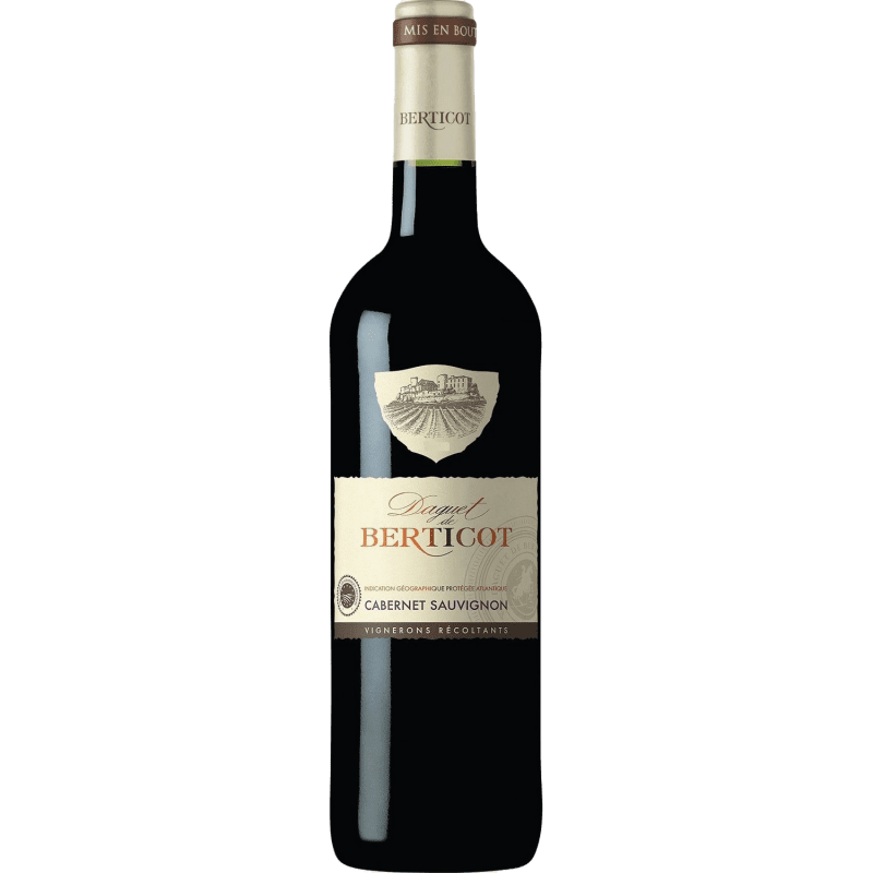 Daguet de Berticot Cabernet Sauvignon, 2020, I.G.P. Atlantique, Vin Rouge