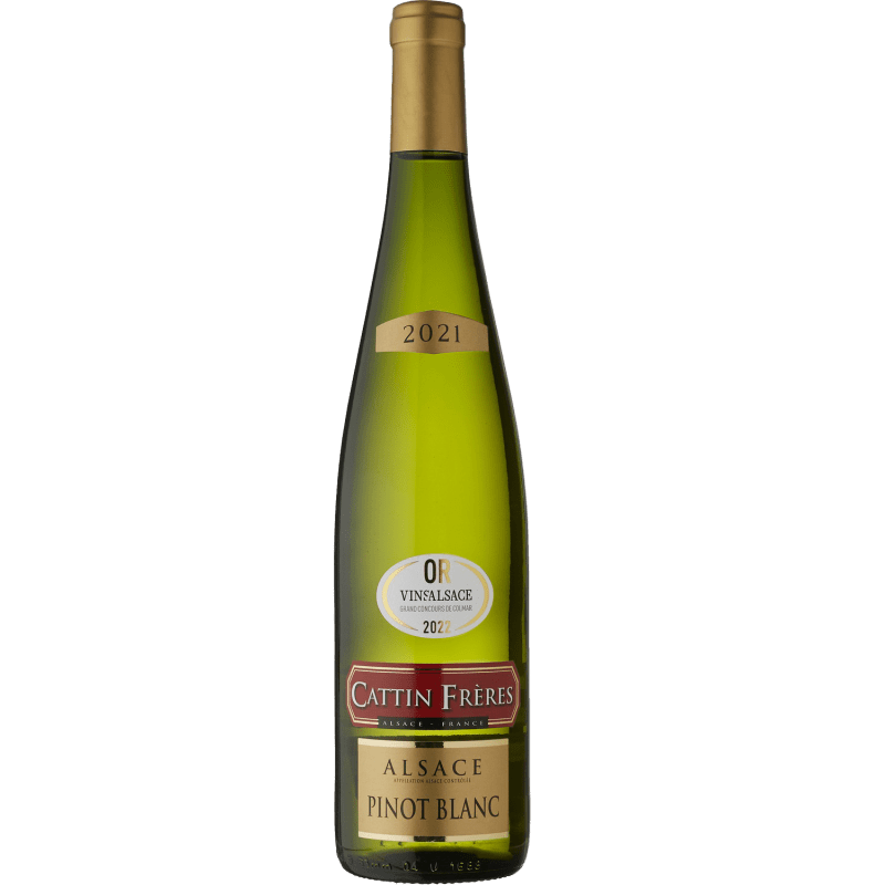 Cattin frères, 2021, A.O.P Alsace Pinot Blanc Sec, Vin Blanc