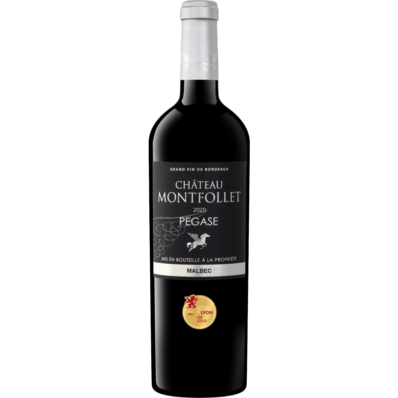 Château Montfollet "Pégase", 2020, A.O.P Blaye Côtes de Bordeaux, Vin Rouge