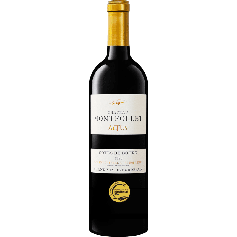 Château Montfollet "Altus", 2020, A.O.P Côtes de Bourg, Vin Rouge