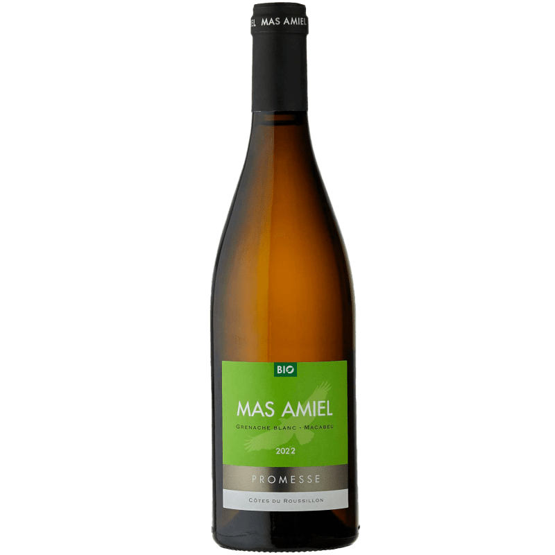Mas Amiel "Promesse", 2022, A.O.P Côtes-Du-Roussillon, Vin Blanc