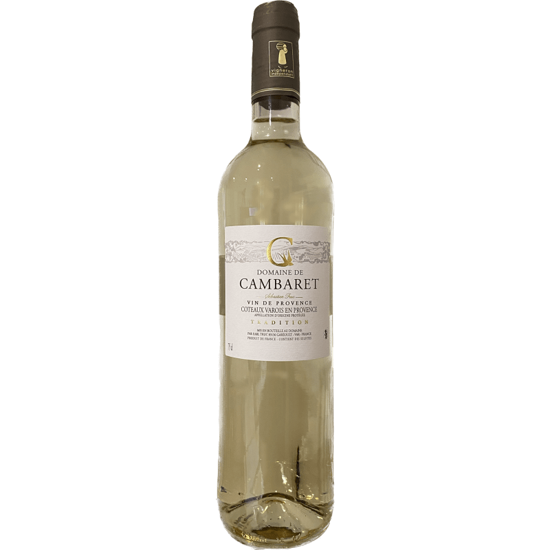 Domaine de Cambaret "Tradition", 2022, A.O.P Coteaux Varois en Provence, Vin Blanc