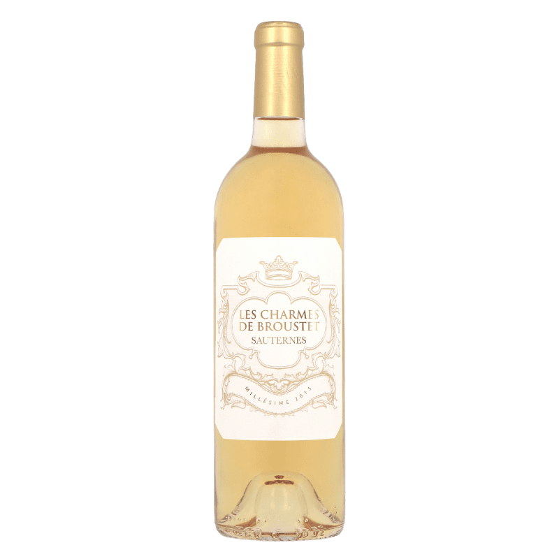 Les Charmes de Broustet, 2015, A.O.P Sauternes, Vin Blanc Moelleux