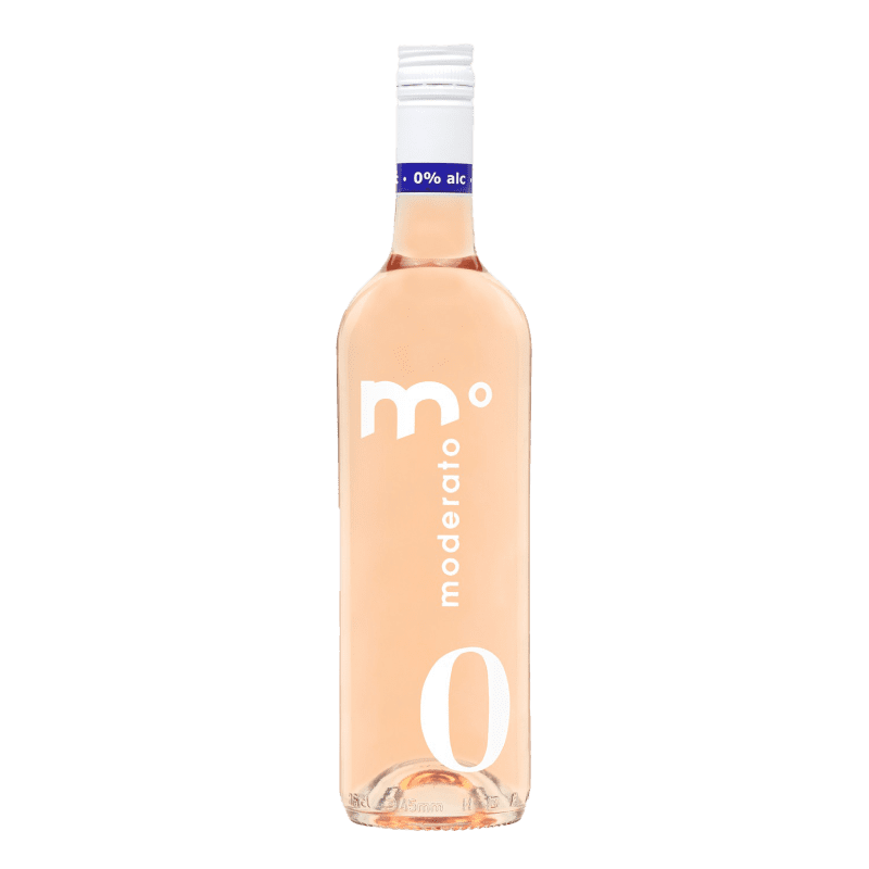 Moderato, 2022, Boisson Sans Alcool à Base De Vin Désalcoolisé(0,0%) Rosé