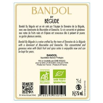 Contre étiquette du produit