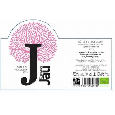 Contre étiquette du produit