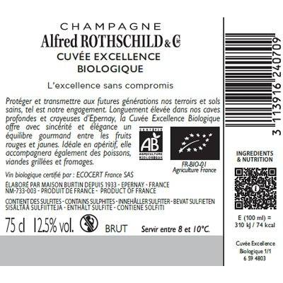 Contre étiquette du produit
