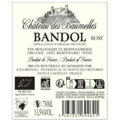 Contre étiquette du produit
