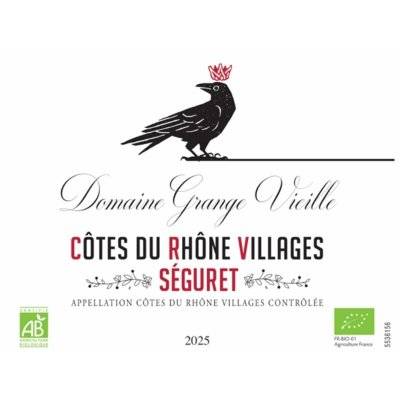 Contre étiquette du produit