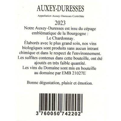 Contre étiquette du produit