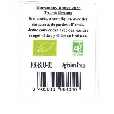 Contre étiquette du produit