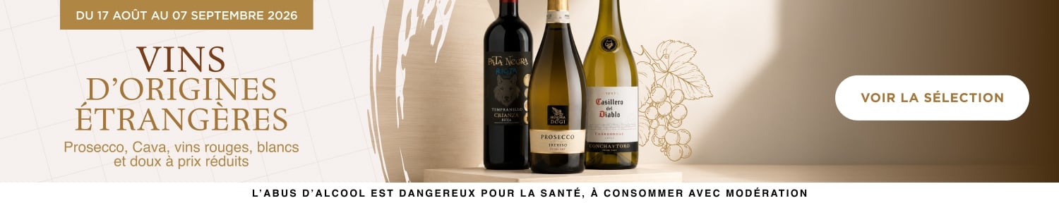 Vins d'origines étrangères