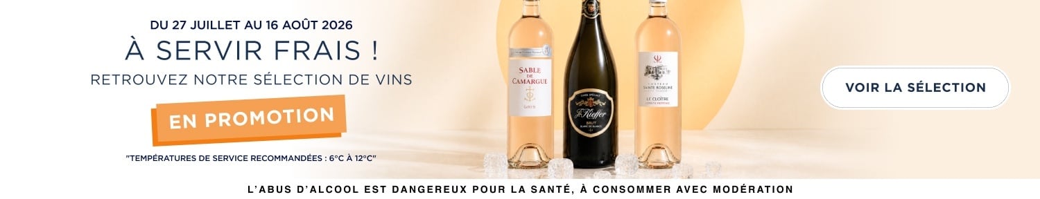 Vins frais pour l'été